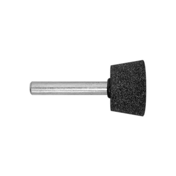 Century Drill & Tool Century Drill Mounted Grinding Point 1" Dia. 1/4" Shank Size A32 Aluminum Oxide 75205 - main